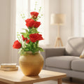 Radiant Red Rose Artificial Floral Arrangement