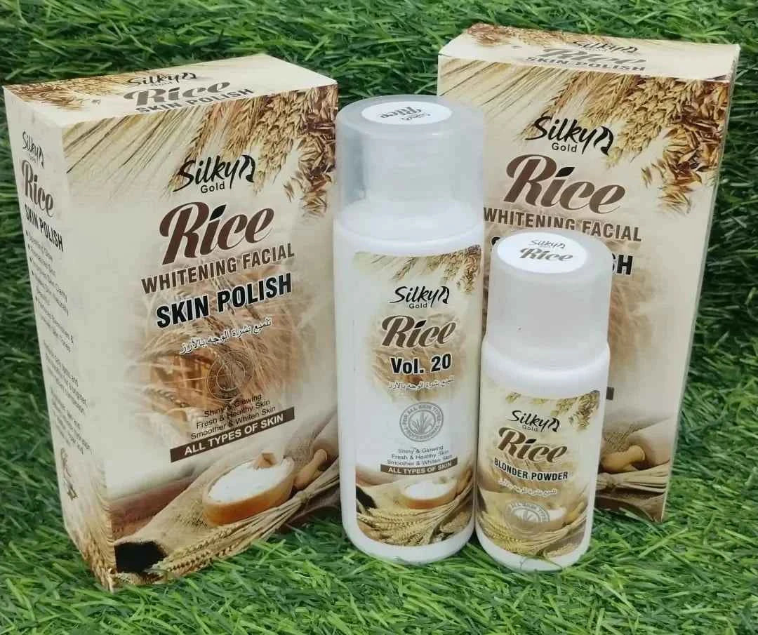 Silky Gold Rice Whitening Facial Skin Polish